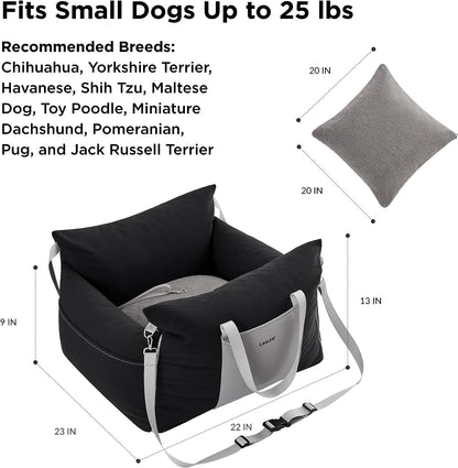 Dog Car Seat Bed - First Class